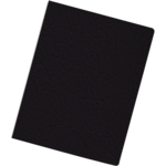 Classic Grain Presentation Covers - Oversize, Black, 50 pk__Grain Black Ovr LF.png